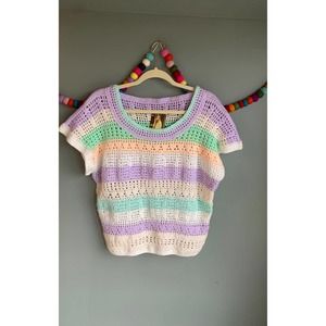 Handmade crochet sweater Top